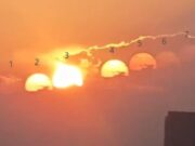 Aparecen siete soles en el cielo de China ¿A qué se debe este fenómeno?