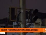 La Esperanza: vecinos preocupados por semáforos apagados