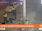Chiclayo: Captan a serenos agrediendo a ciudadano