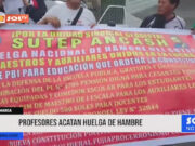 Cajamarca: profesores acatan huelga de hambre