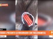 Trujillo: capturan a presunto extorsionador con tres dinamitas