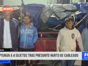 Trujillo: capturan a 4 sujetos tras presunto hurto de cableado