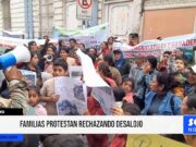 Chiclayo: familias protestan rechazando desalojo
