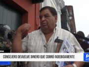 Trujillo: consejero devuelve dinero que cobró indebidamente