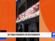 Trujillo: detonan dinamita en restaurante