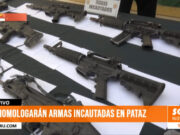 Trujillo: homologarán armas incautadas en Pataz