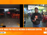 Trujillo: puesto de jugos por poco se incendia en mercado central