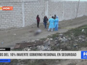 La Libertad: menos del 10 % invierte gobierno regional en seguridad