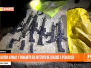 La Libertad: Incautan armas y dinamita en intento de ataque a Poderosa