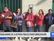 La Libertad: trabajadores de la defensa pública exigen homologación