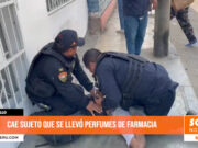 Trujillo: cae sujeto que se llevó perfumes de farmacia