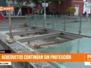 Trujillo: acueductos en la plazuela El Recreo sin protección desde 2023