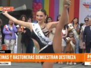 Trujillo: reinas y bastoneras muestran destreza en el Festival Internacional de la Primavera 2024