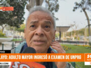 Chiclayo: adulto mayor de 76 años ingresa a la Universidad Nacional Pedro Ruiz Gallo