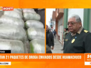 Trujillo: incautan 21 paquetes de droga enviados desde Huamachuco