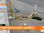 Forado genera peligro en intersección de Av. Jesús de Nazareth y Mansiche