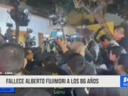 Simpatizantes se congregan en la casa de Fujimori tras confirmarse su fallecimiento