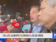 Lima: secretario y vocero de Fuerza Popular lamentan muerte de Alberto Fujimori