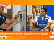 Zonas rurales consumen agua con niveles inadecuados de cloro