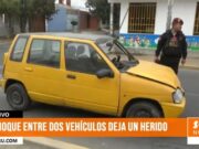 Accidente en Trujillo: Choque entre vehículos deja un herido