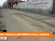 Trujillo: mantenimiento en calle Atahualpa genera tránsito irregular