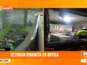 Trujillo: detonan dinamita en botica ubicada en Florencia de Mora