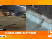 Delincuentes detonan dinamita en vivienda en la Urb. Mochica