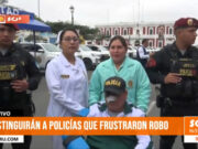 Policías recibirán distinción por frustrar robo armado