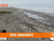 Aguas residuales contaminan el mar de Huanchaquito y afectan la salud pública