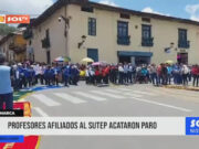 Cajamarca: profesores afiliados al Sutep acataron paro