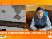 Colegio en Chachicadán al borde del colapso: 250 alumnos estudian en peligro