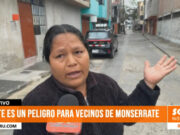 Trujillo: poste es un peligro para vecinos de Monserrate