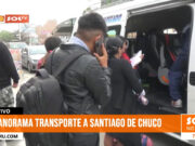 Trujillo: panorama de transporte a Santiago de Chuco