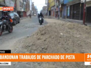Trujillo: vecinos denuncian abandono de obras en el Jr. Atahualpa tras un mes de trabajos