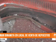 Trujillo: detonan dinamita en local de venta de repuestos en Urb. Santa Teresa de Ávila