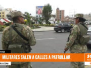 Trujillo: militares salen a calles a patrullar