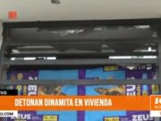 Trujillo: detonación de dinamita en vivienda deja una herida