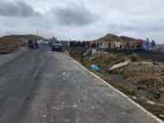 Mineros artesanales bloquean carreteras en Quiruvilca