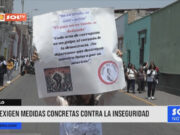 Familiares de Yessi García se suman a protestas por creciente inseguridad en Trujillo