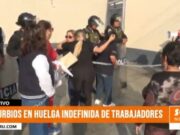 Trujillo: disturbios en huelga indefinida de trabajadores de Corte Superior de Justicia