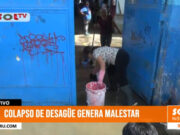 Trujillo: colapso de desagüe genera malestar