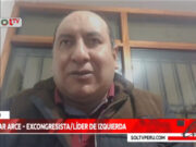 Líder de izquierda y excongresista, Richard Arce: “Una troika gobierna el Perú: APP, el fujimorismo y la izquierda extrema del cerronismo”