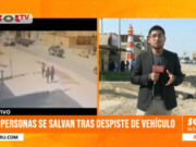 Trujillo: tres personas escapan ilesas tras despiste de auto en carretera Industrial