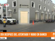 Trujillo: un día después del atentado y robo en banco Scotiabank
