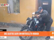 Trujillo: Dos sujetos caen con motocicleta robada