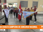 Trujillo: llega escolta de la I.E. Gue campeona de Concurso Nacional