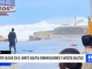 Piura: oleaje anómalo hundió seis embarcaciones