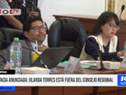 Vacancia anunciada: Olanda Torres está fuera del Consejo Regional de La Libertad