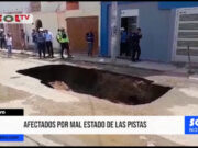 Chiclayo: conductores afectados por mal estado de las pistas