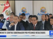 Áncash: consejera arremete contra gobernador por pésimos resultados